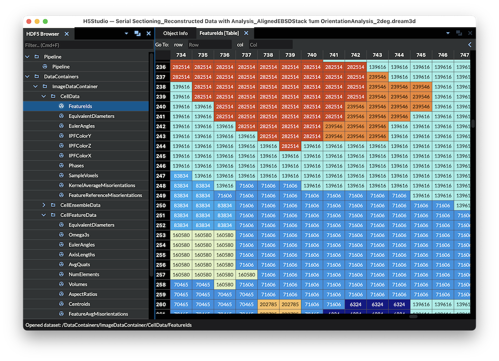 Spreadsheet View